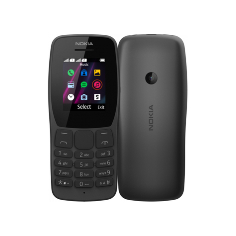 Nokia 110 Dual-Sim Schwarz