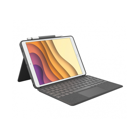 Logitech Combo Touch Case Für Ipad Air (3. Gen.)/Ipad Pro 10,5'', Graphite