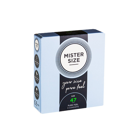 Mister Size Size 47 Mm Kondome (3-Er Set)