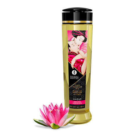 Shunga Massage Öl Amour (Sweet Lotus) 240ml