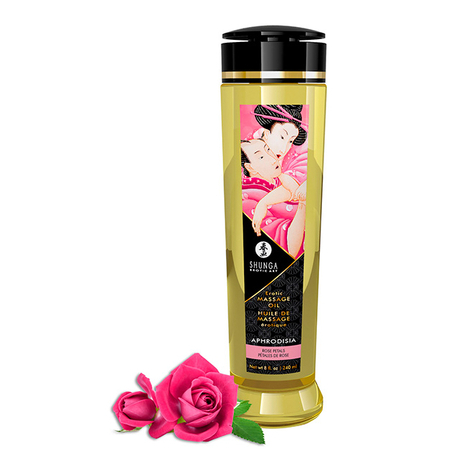 Shunga Massage Öl Aphrodisia (Rose Petals) 240ml