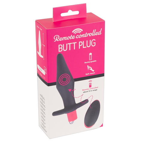 Rechargeable Remote Control Butt Plug