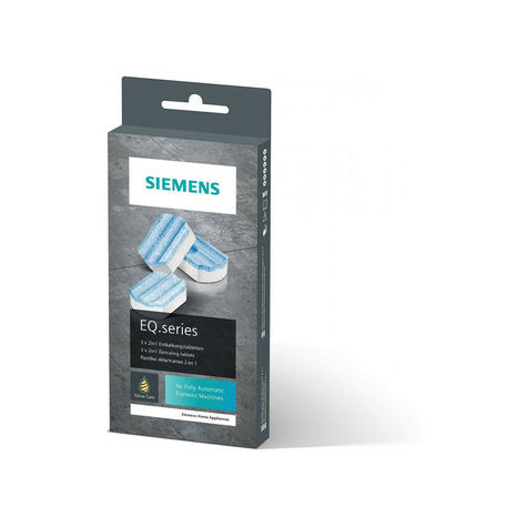 Siemens Eq.Series 2in1 Descaling Tablets 3x36g Tz80002a