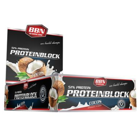 Best Body Nutrition Hardcore Protein Block, 15 X 90 G Riegel