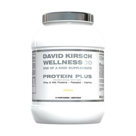 David Kirsch Wellness Co. Protein Shake Plus, 840 G Dose, Vanille