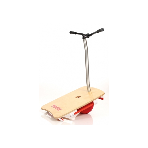 Togu Bike Balance Board Pro, Wood Color With Red