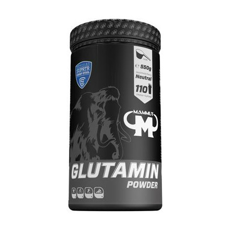 Best Body Mammut L-Glutamine Powder, 550 G Can, Neutral