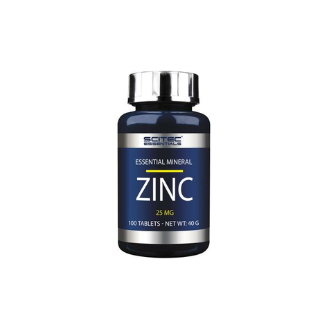 Scitec Essentials Zinc, 100 Tablets Dose