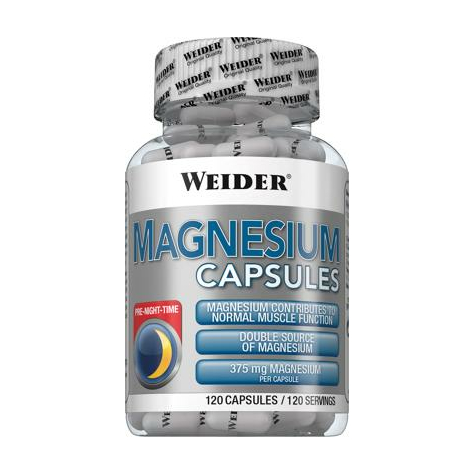 Joe Weider Magnesium Caps, 120 Capsules Can
