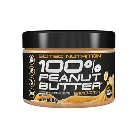 Scitec Nutrition 100 % Peanut Butter, 500 G Dose, Smooth