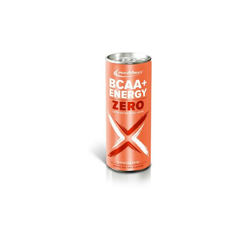 Ironmaxx Bcaa + Energy Drink Zero, 24 X 330 Ml Dose (Pfandartikel)