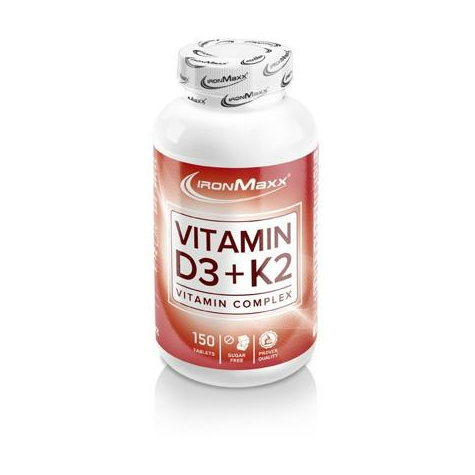 Ironmaxx Vitamin D3 + K2, 150 Tabletten Dose