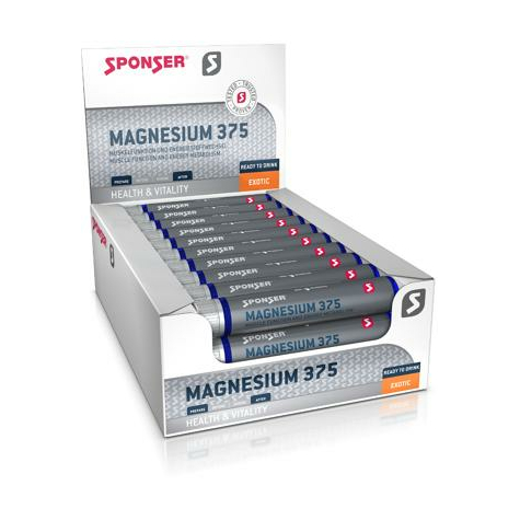 Sponser Magnesium 375, 30 X 25ml Ampoule, Exotic