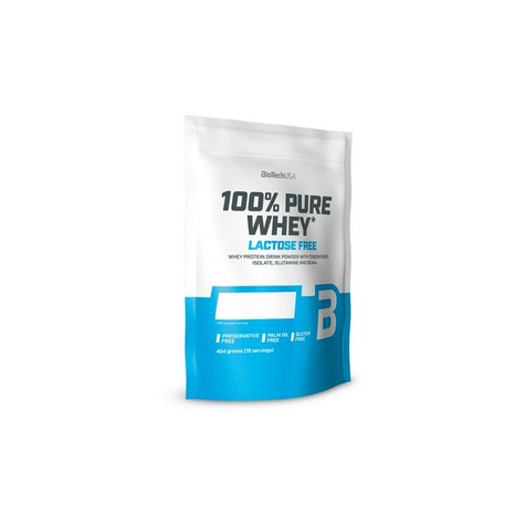 Biotech Usa 100% Pure Whey (Without Lactose), 454 G Bag