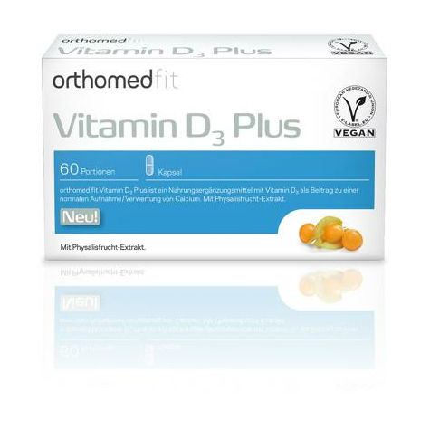 Orthomed Fit Vitamin D3 Plus Kapsel, 60 Tagesportionen (V963-30)
