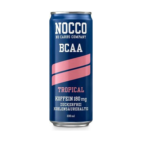 Nocco Bcaa Drink, 24 X 330 Ml Cans (Deposit)