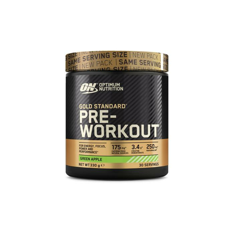 Optimum Nutrition Gold Standard Pre Workout, 330 G Can, Green Apple