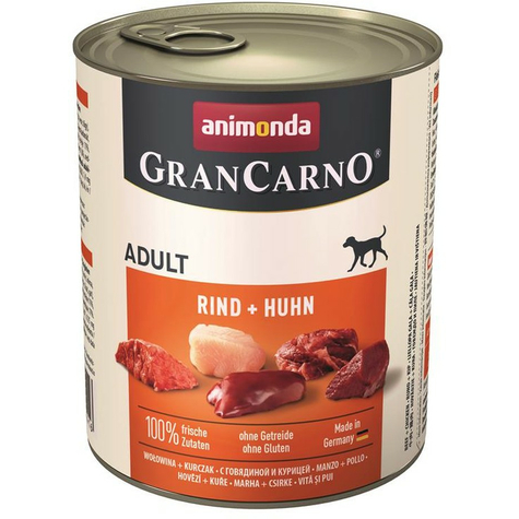 Animonda Hund Grancarno,Carno Adult Rind-Huhn   800g D
