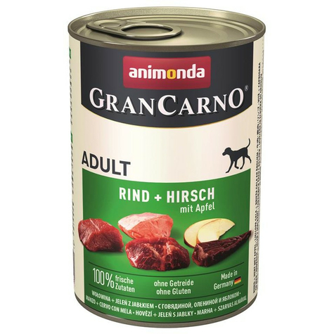 Animonda Hund Grancarno,Grancarno Ri-Hirsch-Apfel400gd