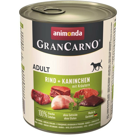 Animonda Hund Grancarno,Grancarno Ri-Kanin-Kräut 800gd