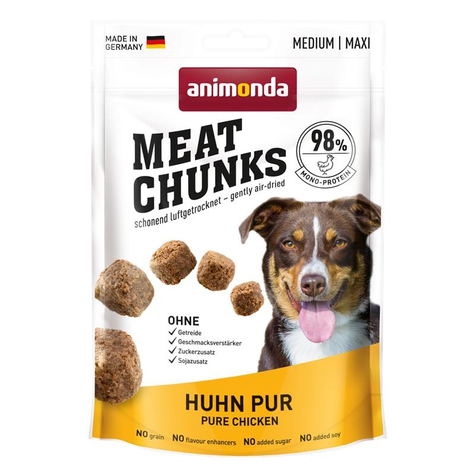 Animonda Hund Snacks,Ani.Meat Chunks Huhn Pur 80g