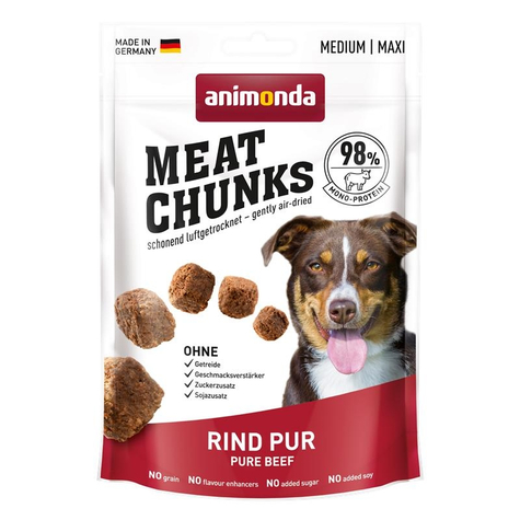 Animonda Hund Snacks,Ani.Meat Chunks Rind Pur 80g