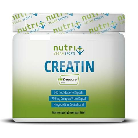 Nutri+ Vegan Creatine Capsules, 240 Capsules
