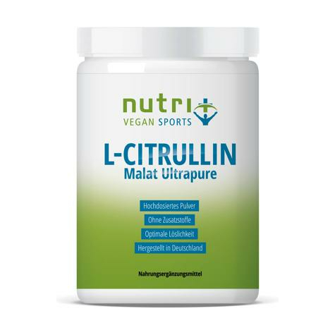 Nutri+ Veganes L-Citrullin Malat Pulver, 500 G Dose