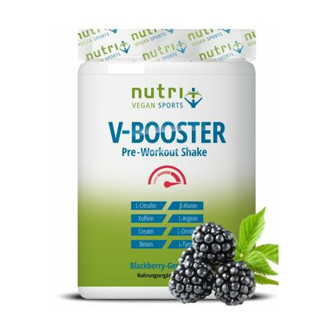 Nutri+ Veganes V-Booster Pulver, 500 G Dose