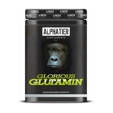 Alphatier Glorious Glutamin, 500 G Dose