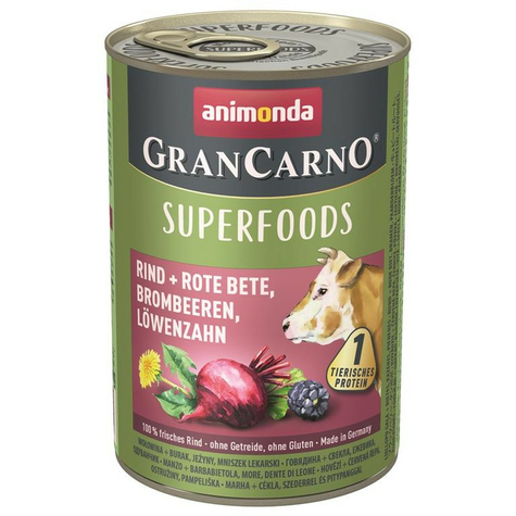 Animonda Hund Grancarno,Grancarno Superf. Rind 400gd