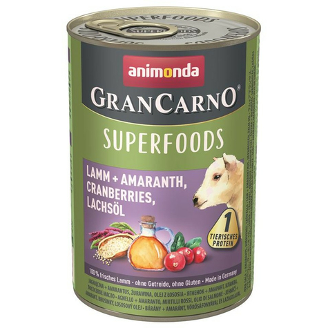 Animonda Hund Grancarno,Grancarno Superf. Lamm 400gd
