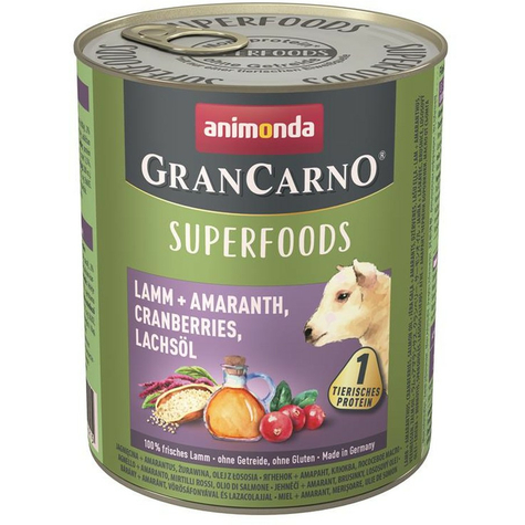 Animonda Hund Grancarno,Grancarno Superf. Lamm 800gd