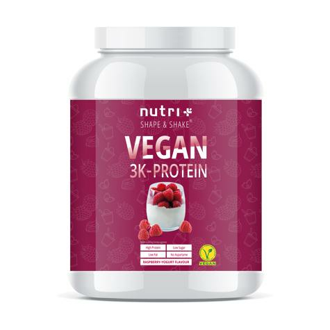 Nutri+ Veganes 3k Proteinpulver, 1000 G Dose