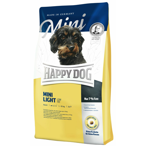 Happy Dog,Hd Sup.Mini Light Low Fat  4kg