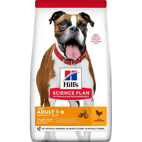 Hills,Hillsdog Ad Light Huhn 2,5kg