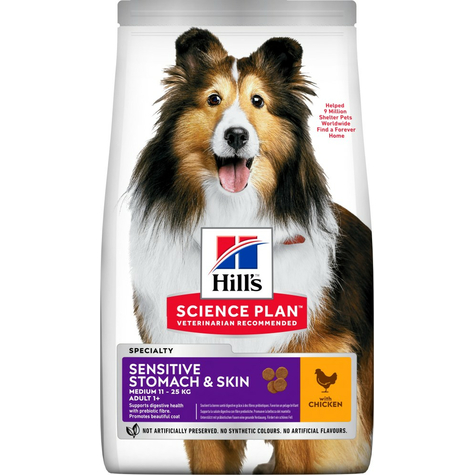 Hills,Hillsdog Ad Stom+Skin Hu 2,5kg