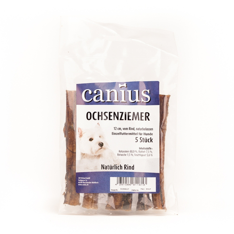 Canius Snacks,Canius Ox Pizzle 12cm 5 St