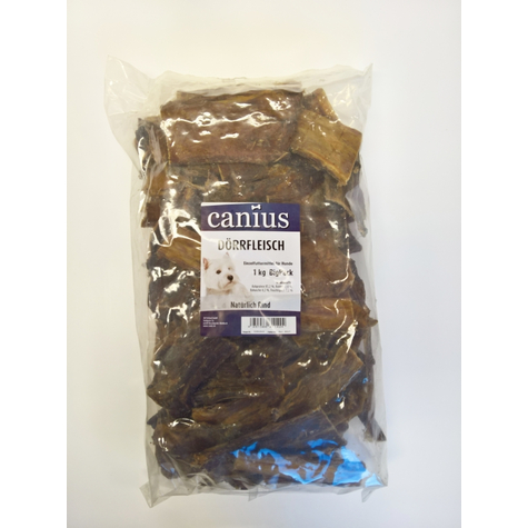 Canius Snacks,Canius Bigpack Dörrfleisch 1kg