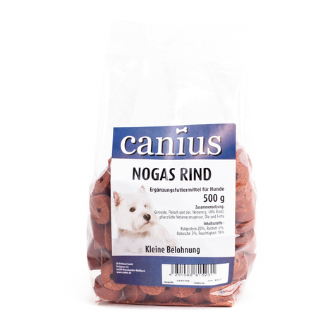 canius snacks,canius nogas rind    500 g