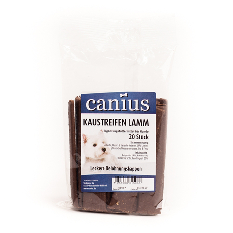 Canius Snacks,Canius Kaustreifen Lamm  20 St
