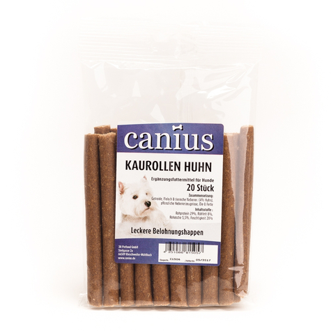 Canius Snacks,Canius Kaurollen Huhn    20 St