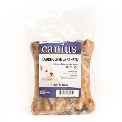 Canius Snacks,Can.Chew Bone W.Rumen 16cm 3st