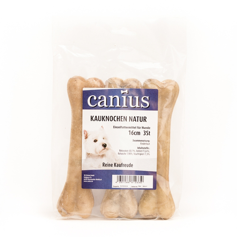 Canius Snacks,Canius Chewing Bone Natural 16cm 3st