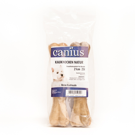 Canius Snacks,Canius Chewing Bone Natural 21cm 2pcs
