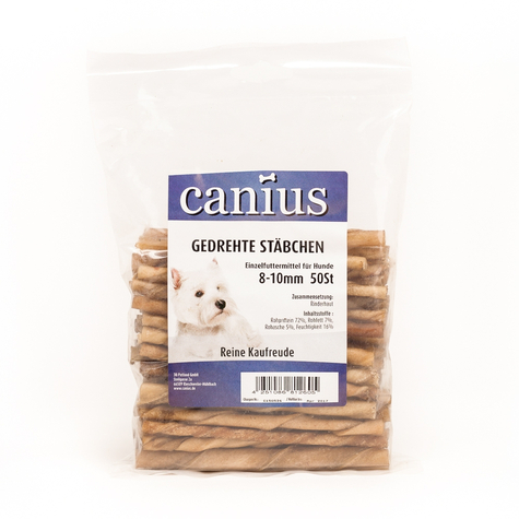 Canius Snacks,Canius Twisted Sticks.8-10mm 50st
