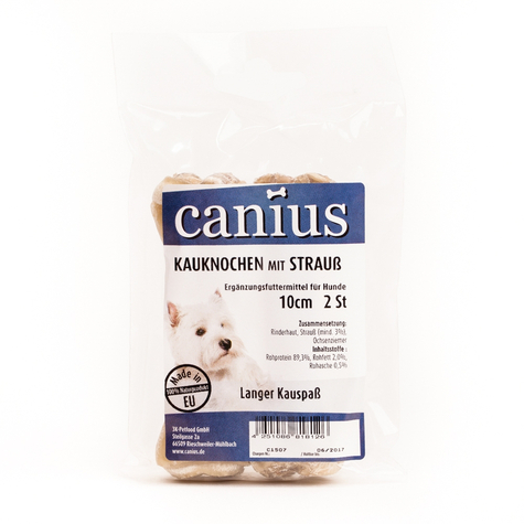 Canius Snacks,Can.Chew.Ostrich 10cm 2er