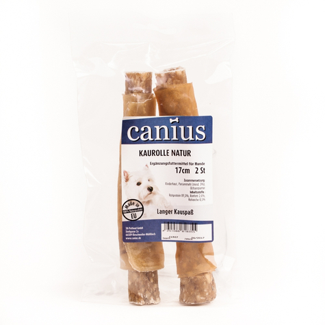 Canius Snacks,Can.Kauroll Gef Natur 17cm 2er