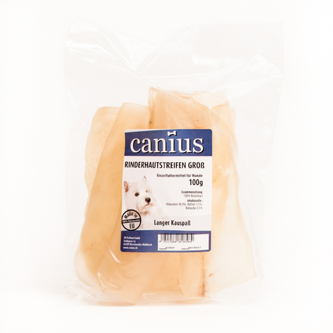Canius Snacks,Can.Beef Skin Mush.Large 100g
