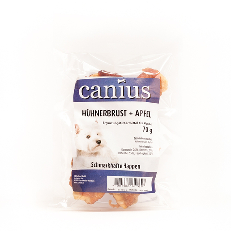 Canius Snacks,Cani. Hühnerbrust+Apfel    70g
